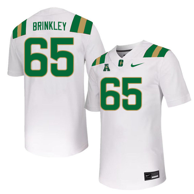 Charlotte 49ers #65 Boston Brinkley College Football Jerseys Stitched Sale-White